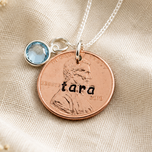 Lucky Penny Charm Necklace