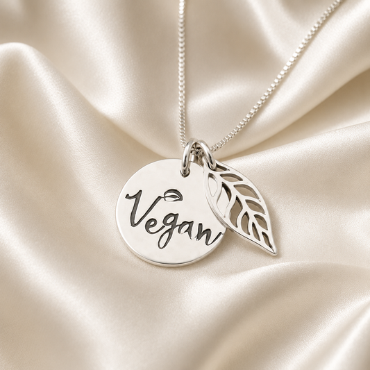 Vegan Leaf Necklace