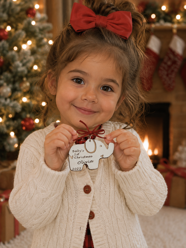 Personalized Baby's First Christmas Ornament