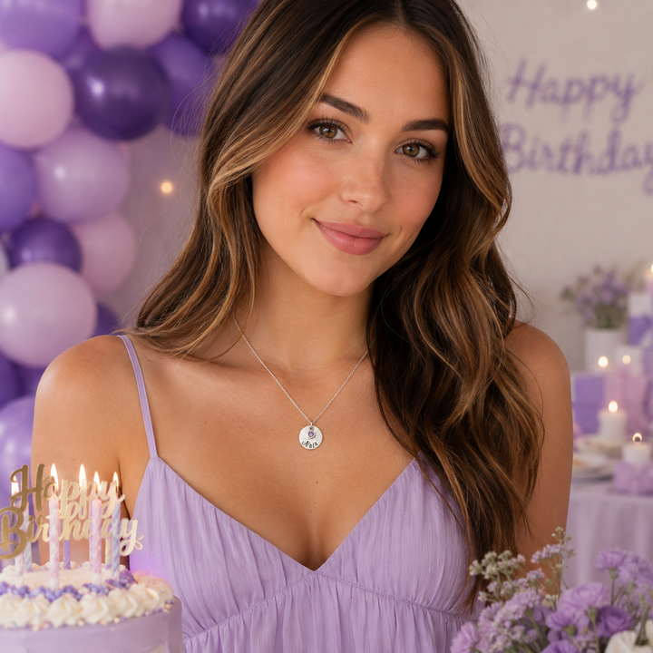 Personalized Birthstone Necklace