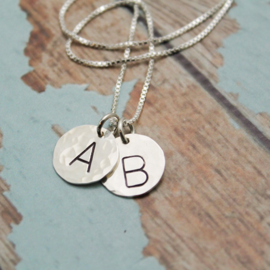 Sterling Silver Initial Necklace