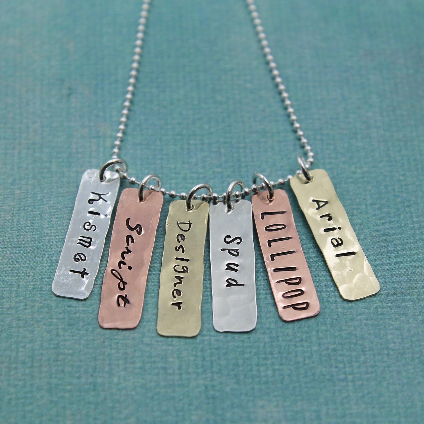 Sterling Silver Bar Necklace, DO EPIC SHIT Necklace, Personalized Bar Necklace, Silver Bar Necklace, Grad Necklace, Hand Stamped Jewelry