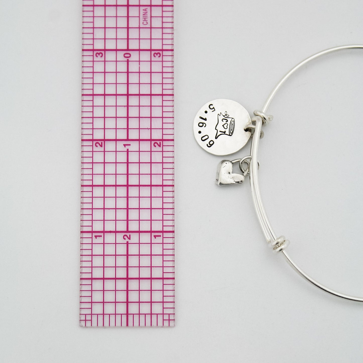 Valentine's Day Gift Bracelet, Engagement Gift Bangle, Initials & Date Bangle, Wedding Bracelet, Tree Stump Bracelet, Initial Date Bracelet