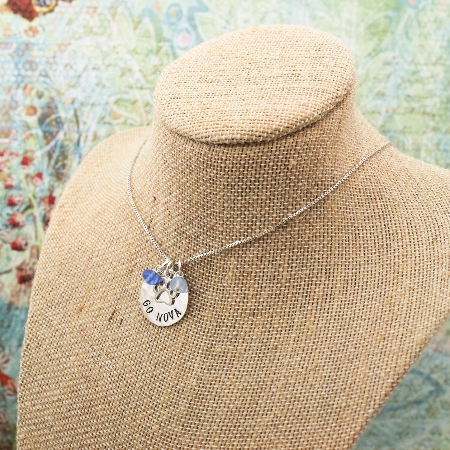 Villanova University Necklace, Go Nova Jewelry, Villanova Wildcats Necklace, Going Away College Gift, Villanova Grad Gift, Go Nova Necklace