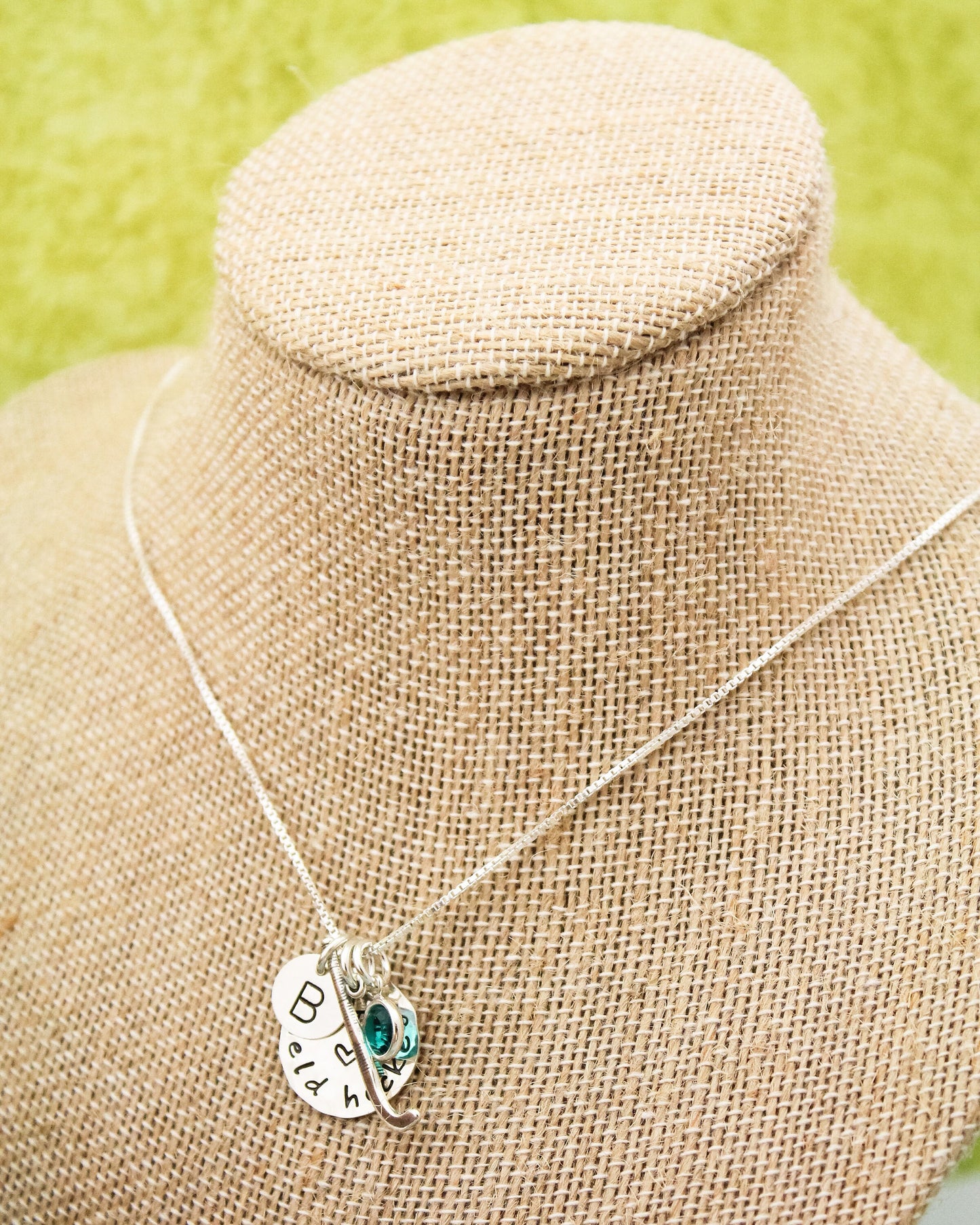 Field Hockey Necklace, Personalized Field Hockey Necklace, Field Hockey Team Jewelry, Field Hockey Gift, I Love Field Hockey Player Gift