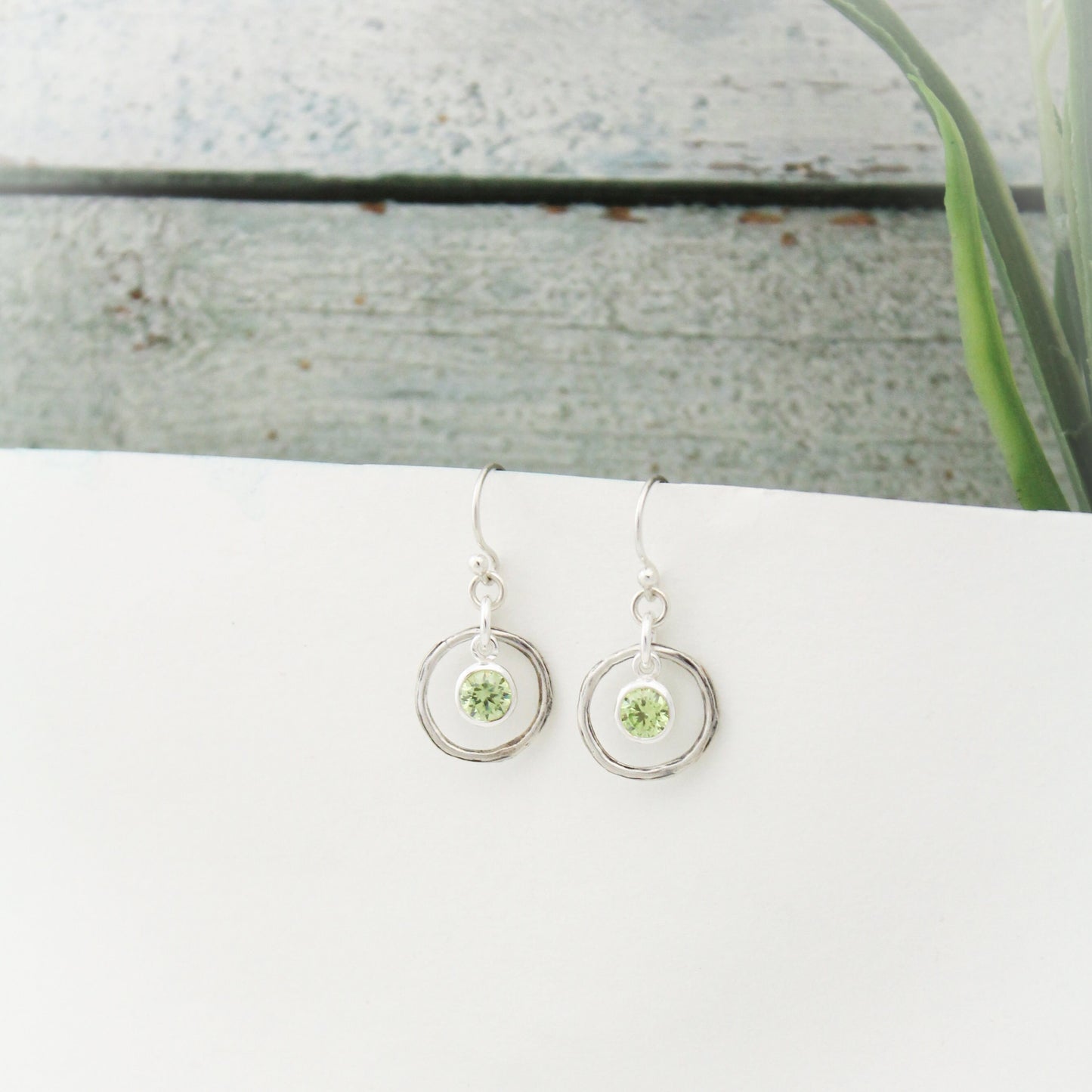 August Birthstone Earrings, Peridot Jewelry, August Birthday Gift, August Birthstone Jewelry, August Peridot Earrings, Sterling Silver