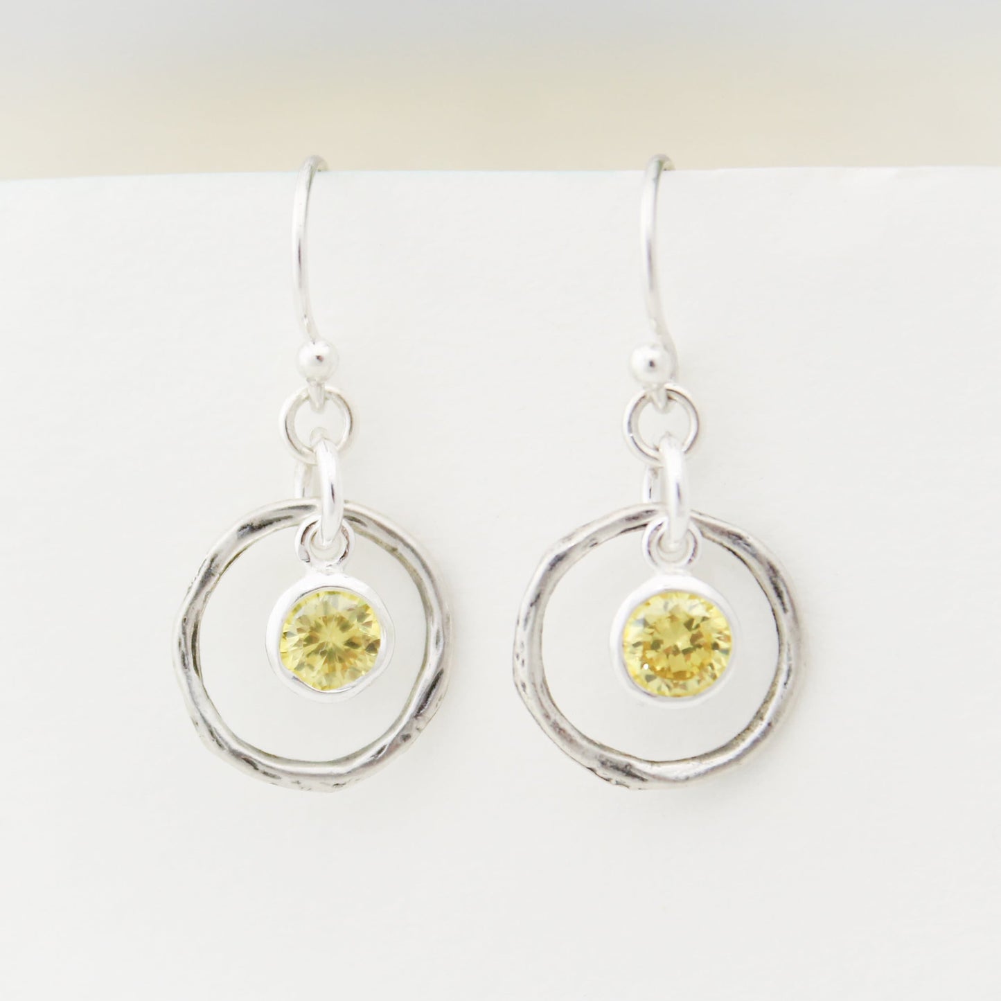 November Birthstone Earrings, Yellow Topaz Jewelry, November Birthday Gift, November Birthstone Jewelry, November Yellow Topaz Earrings