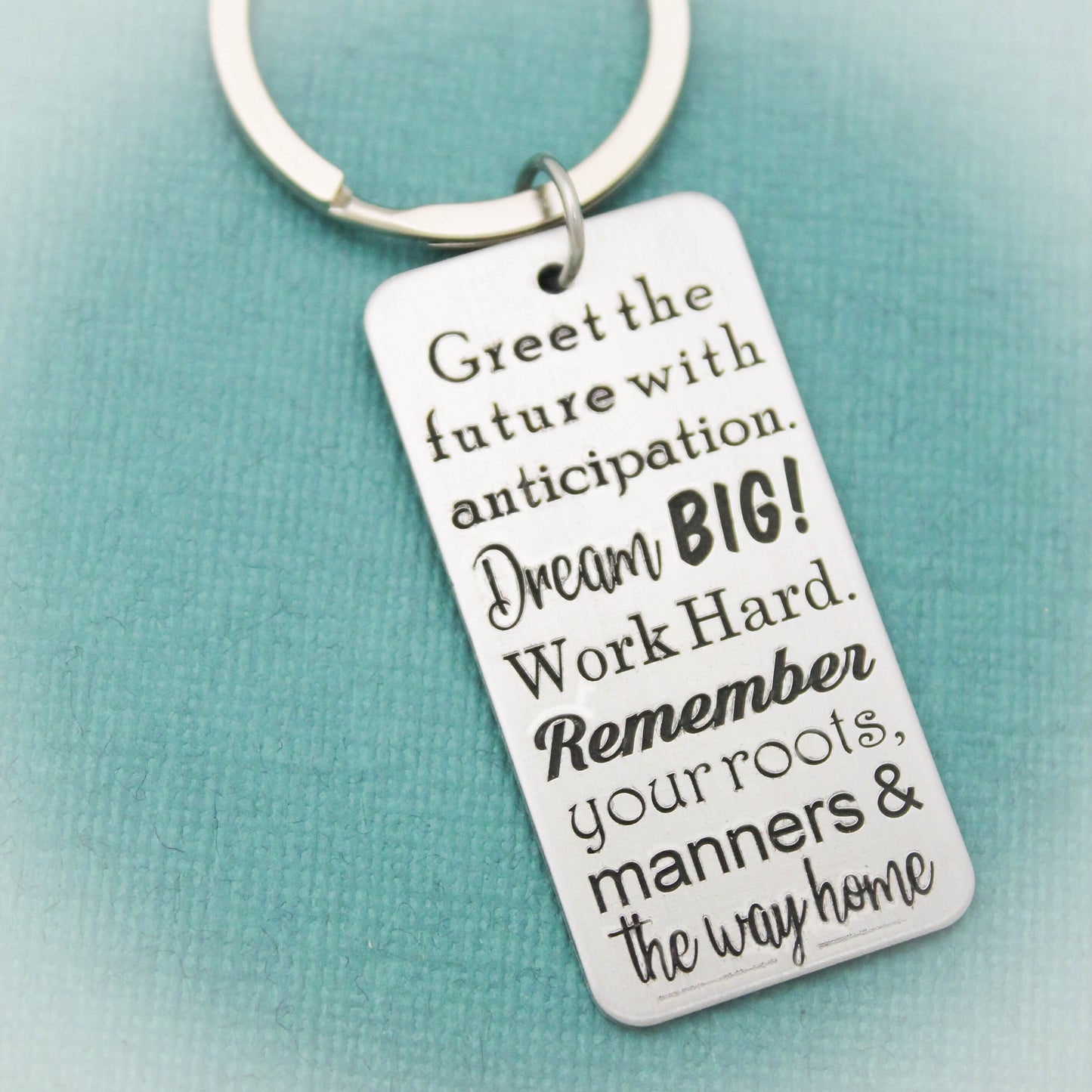Graduation Keychain, Dream Big Work Hard Keychain Grad Gift, Grad Keychain, Graduation Gifts, Grad Keychain for Him, Graduate Gift for Her