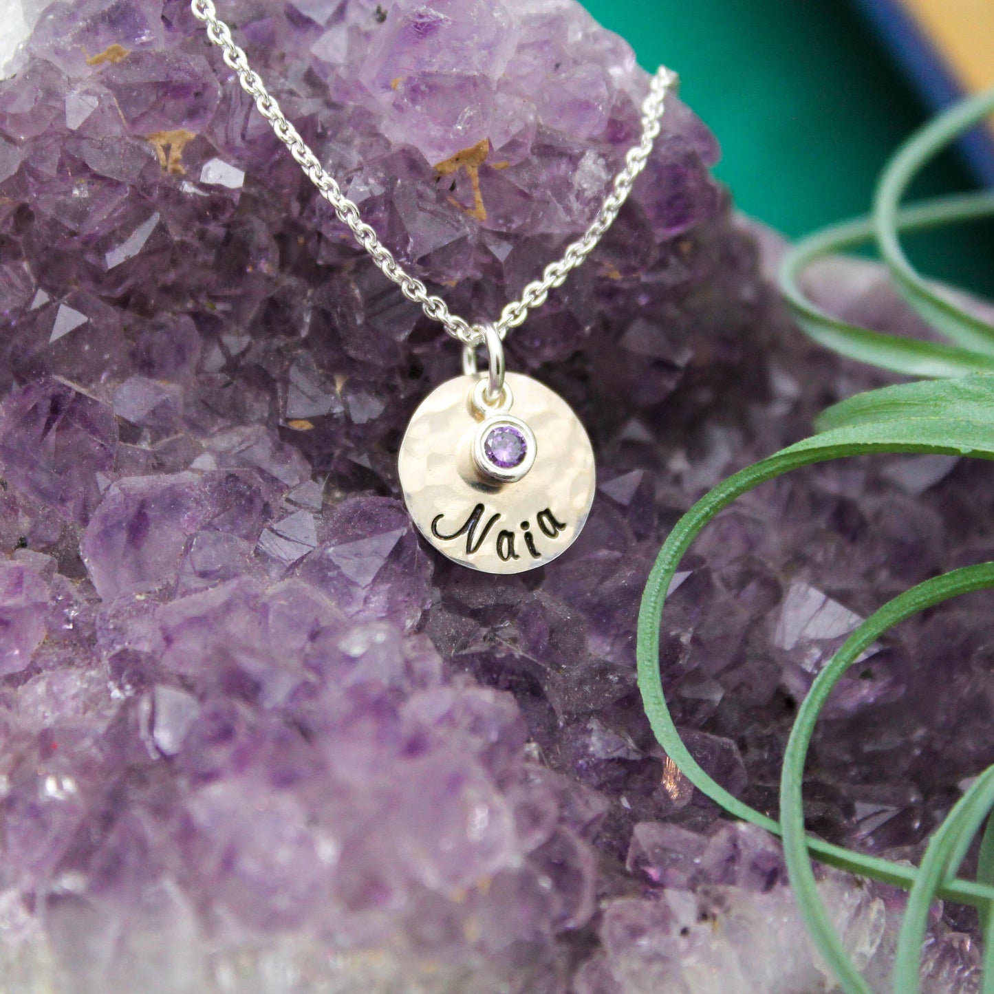 February Birthstone Necklace, Amethyst Jewelry, February Birthday Gift, February Birthstone Jewelry, February Necklace, Sterling Silver