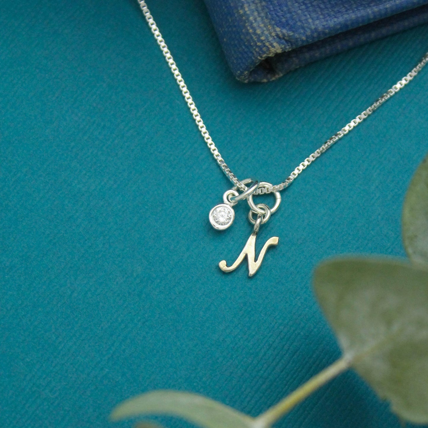 April Birthstone Necklace, Clear Quartz Jewelry, April Birthday Gift, April Birthstone Jewelry, April Quartz Necklace, Sterling Silver