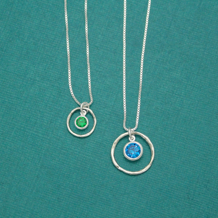 September Birthstone Necklace, September Sapphire Jewelry, September Birthday Gift, September Birthstone Jewelry, Sterling Silver Necklace