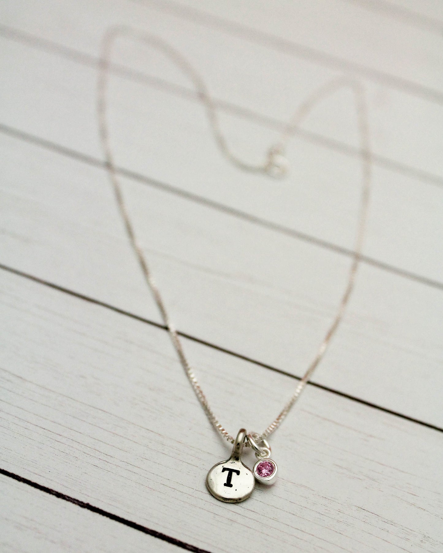 October Birthstone Necklace, October Pink Tourmaline Jewelry, October Birthday Gift, October Birthstone Jewelry, Sterling Silver Necklace