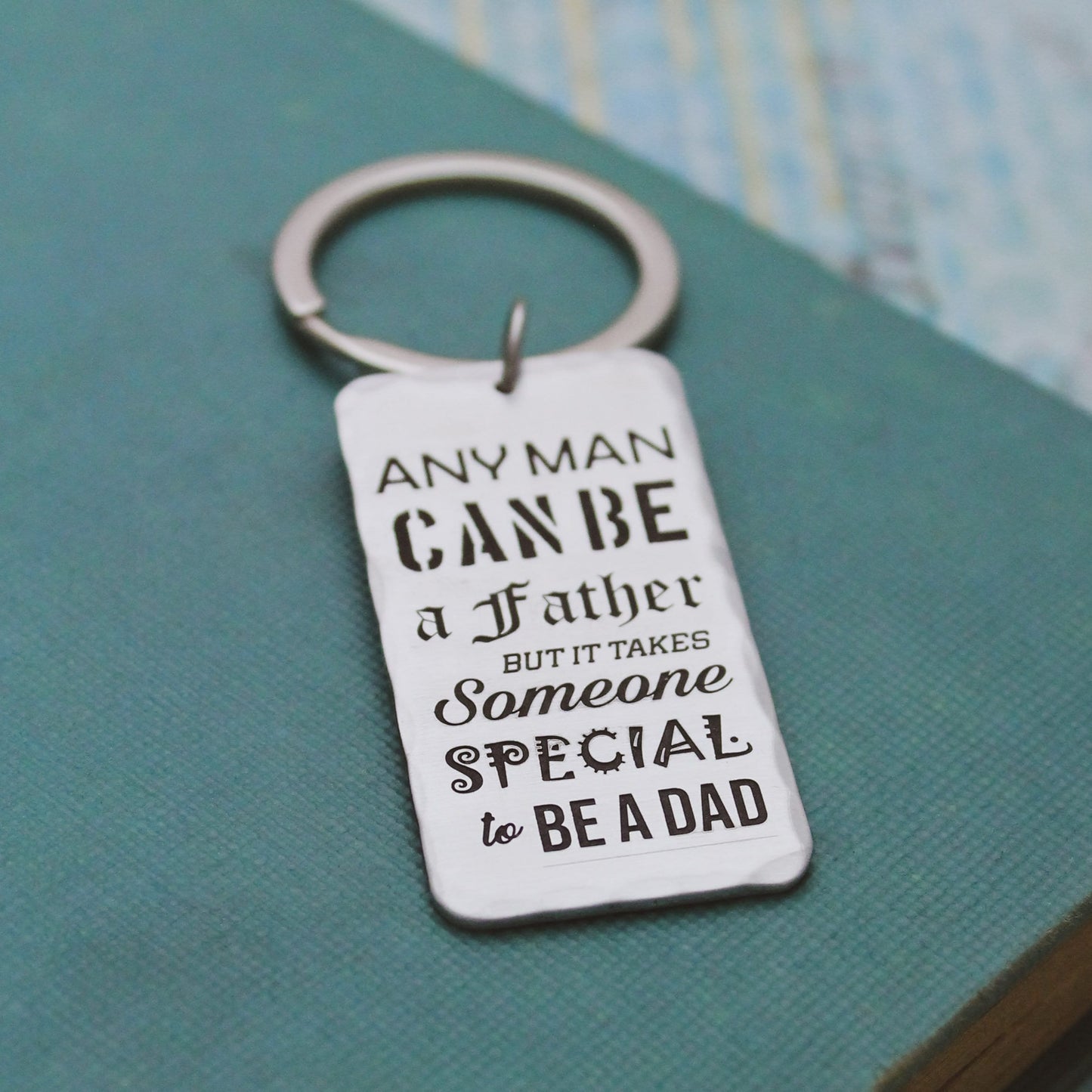 Any Man Can Be a Father But it Takes Someone Special to be a DAD Keychain, Father's Day Gift, Personalized Keychain for Dad, Gift for Dad