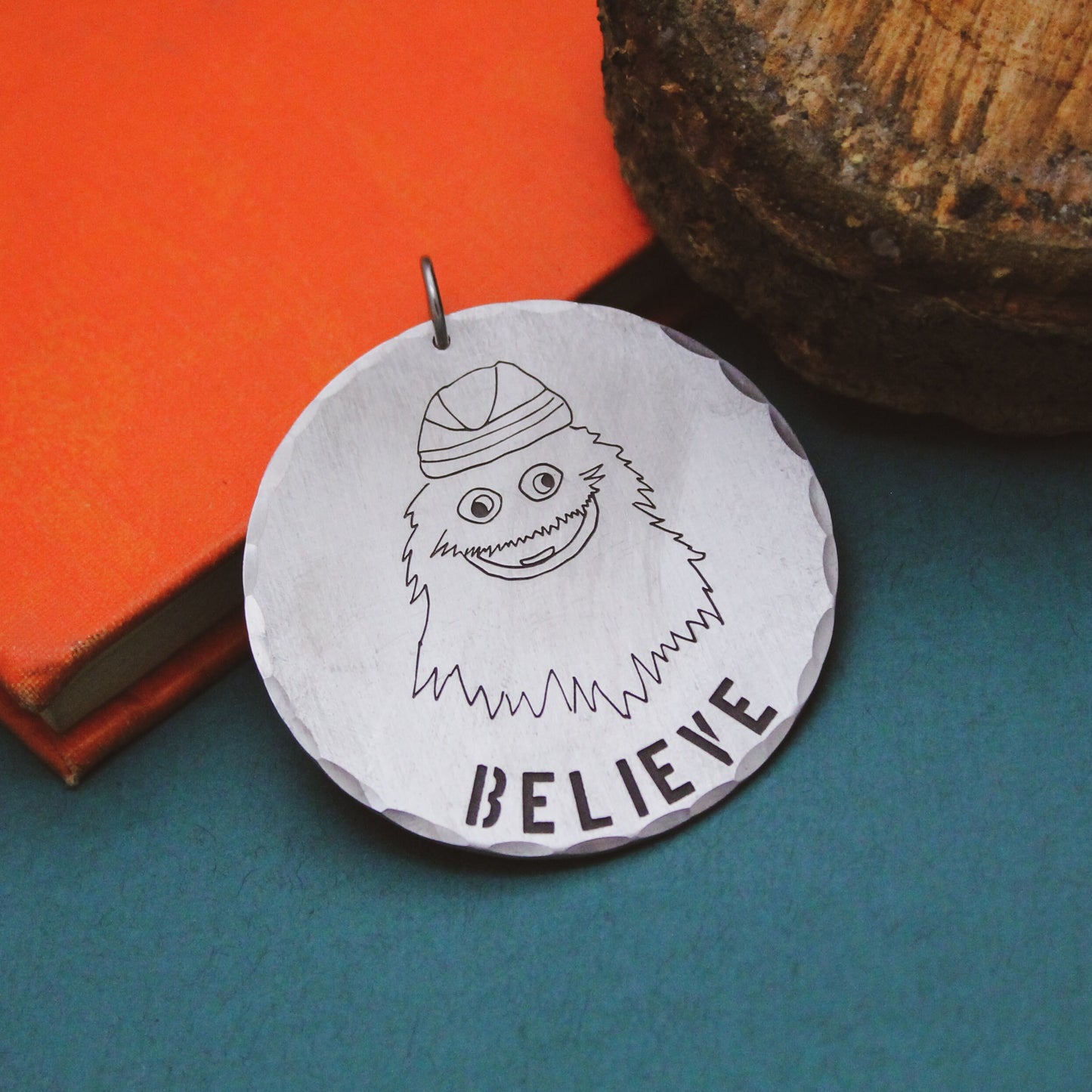 Philadelphia Gritty Christmas Ornament Personalized Aluminum, Merry Gritmas Gritty ornament, Flyers Gritty Cute Ornament, Philadelphia Love