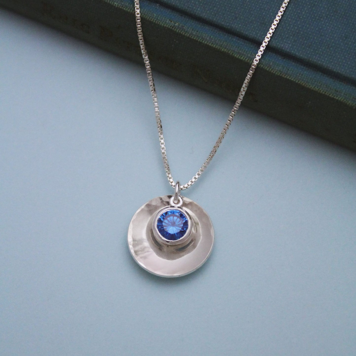 December Birthstone Necklace, Blue Topaz Jewelry, December Birthday Gift, December Birthstone Jewelry, December Necklace, Sterling Silver