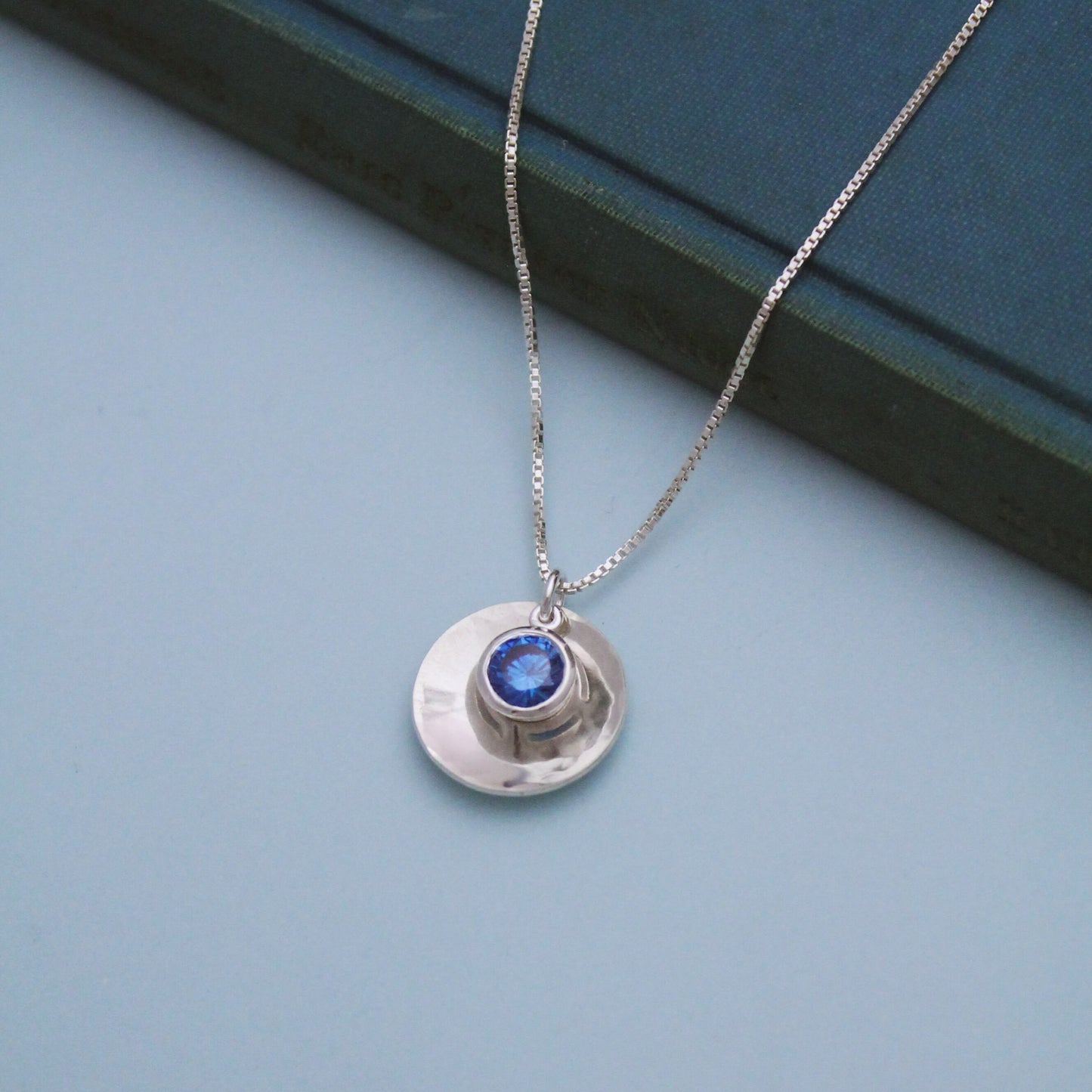 December Birthstone Necklace, Blue Topaz Jewelry, December Birthday Gift, December Birthstone Jewelry, December Necklace, Sterling Silver