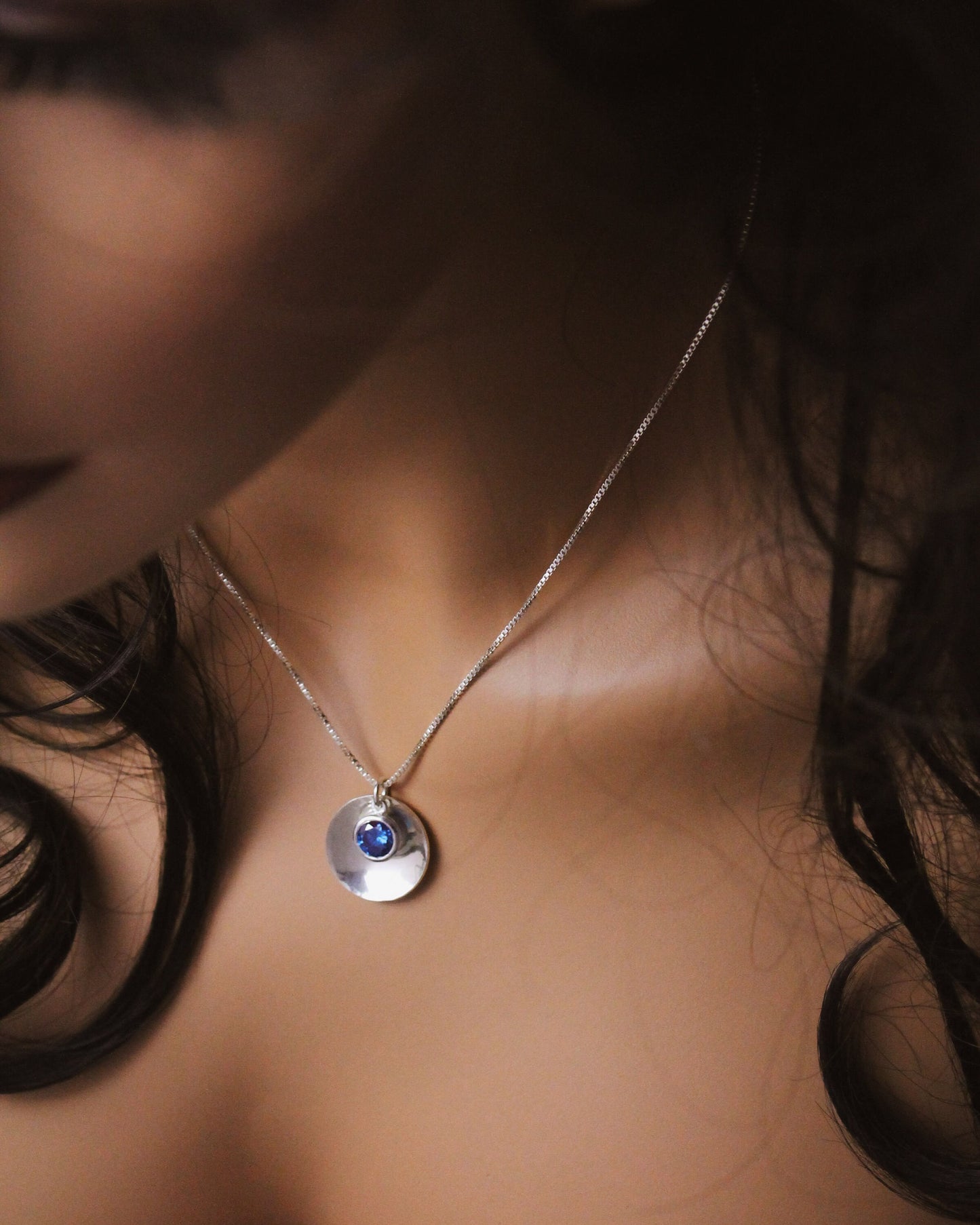 December Birthstone Necklace, Blue Topaz Jewelry, December Birthday Gift, December Birthstone Jewelry, December Necklace, Sterling Silver
