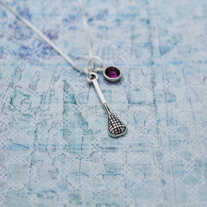 Personalized Lacrosse Charm Necklace, LAX Lacrosse Sports Necklace, Lacrosse Senior Gift Jewelry, Team Sport Jewelry, Lacrosse Team Gift
