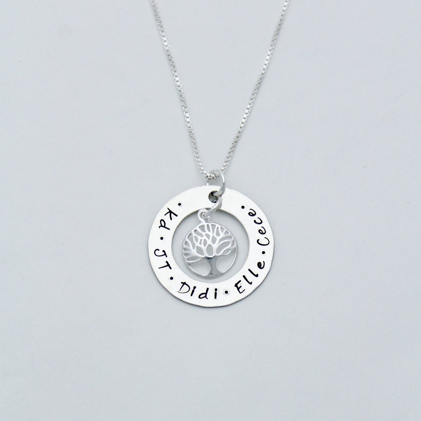 Personalized Tree of Life Mother Necklace - Mother's Day Gift - Custom Grandma Necklace - Mom Necklace with Children's Name - Family Tree