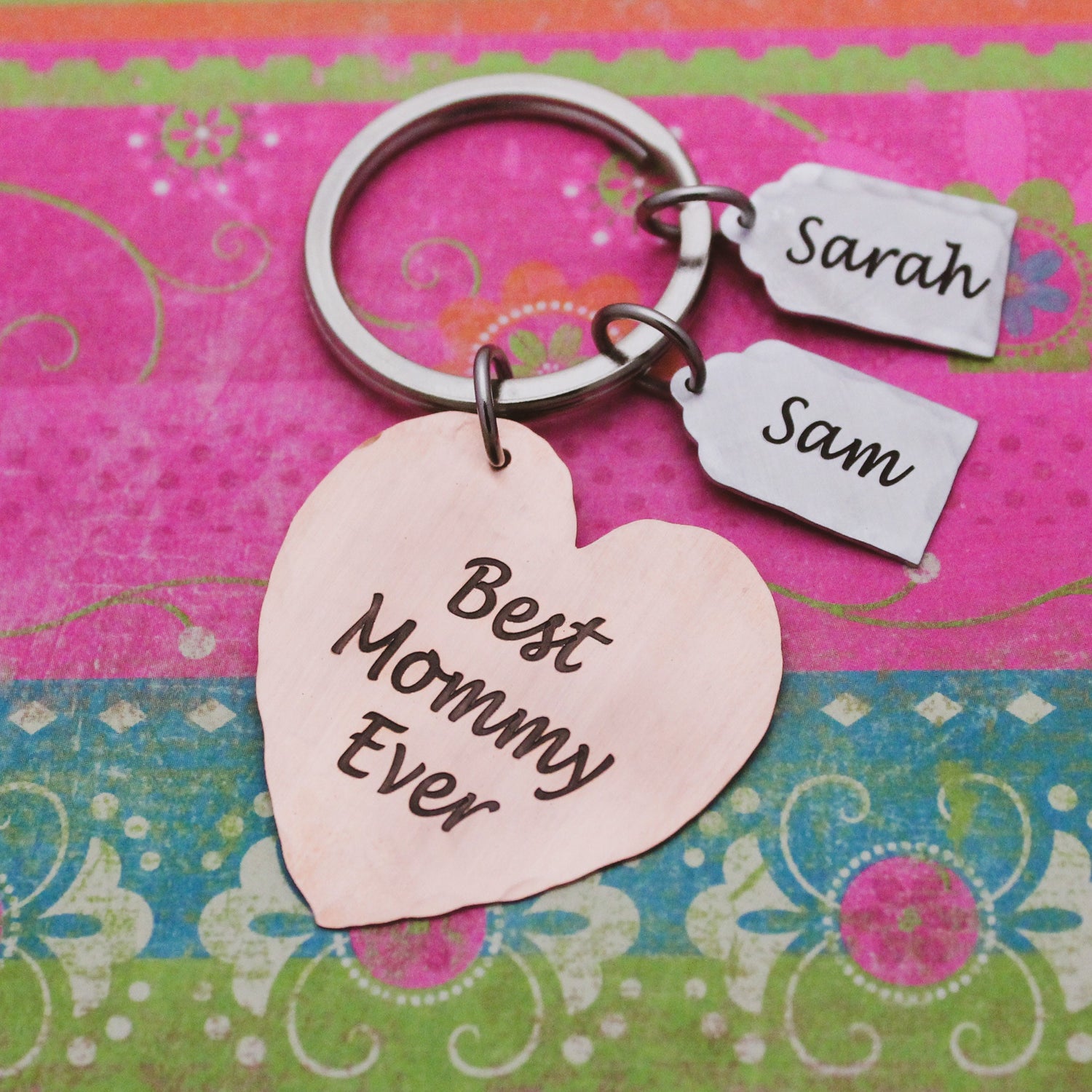 Best Mommy Ever Keychain, Custom Key Chain, Mommy Keychain, Gift for Her, Mother's Day Gift, Personalized Gift, Keychain Purse Charm for Mom