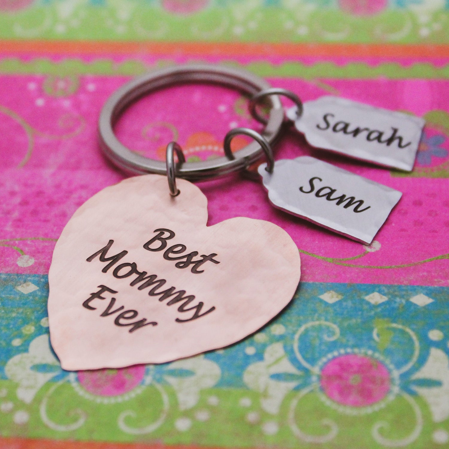 Best Mommy Ever Keychain, Custom Key Chain, Mommy Keychain, Gift for Her, Mother's Day Gift, Personalized Gift, Keychain Purse Charm for Mom