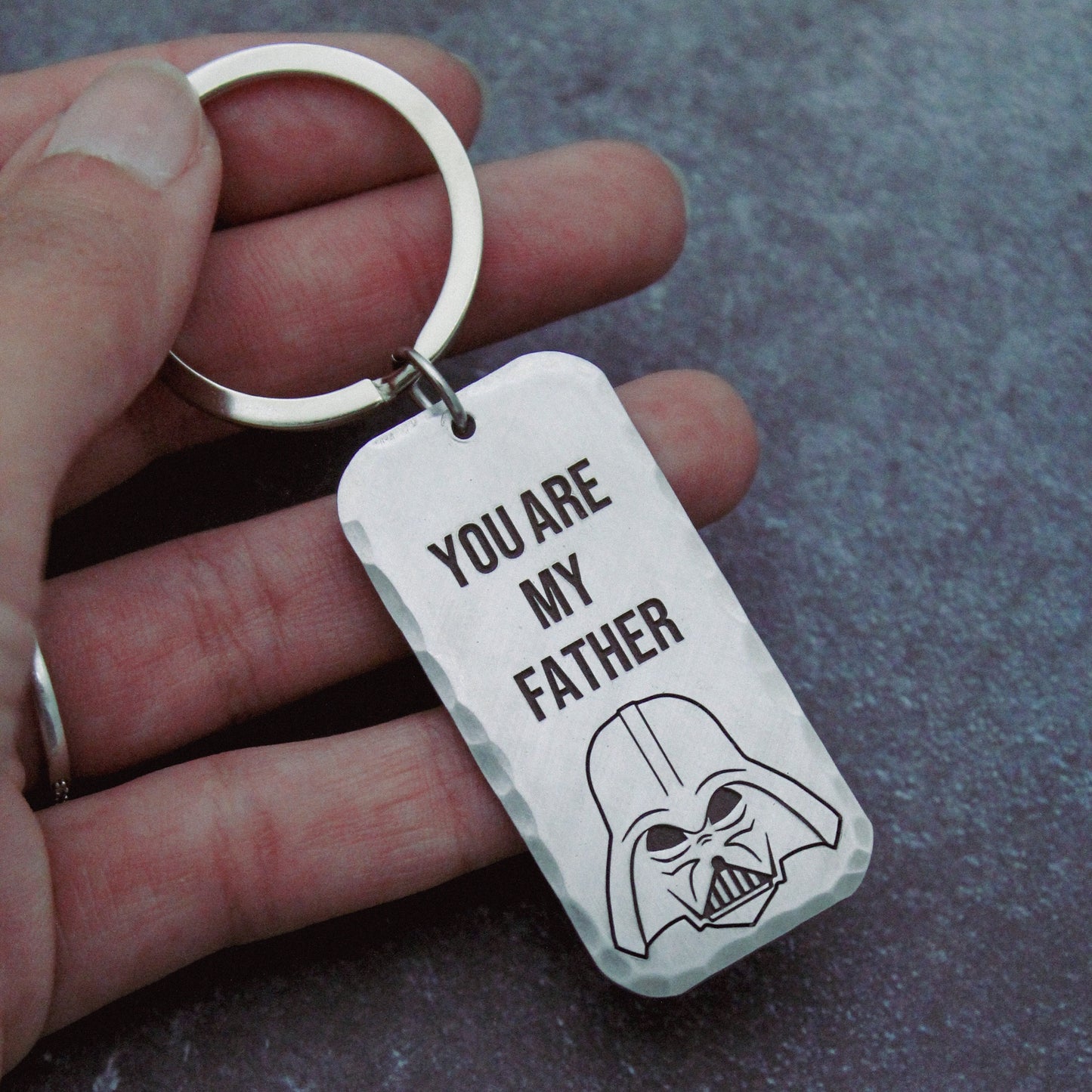 You are my Father Keychain, Personalized Key Chain, Darth Vader Keychain, Gifts for Him, Unique Gift, Great Father's Day Gift, Star Wars