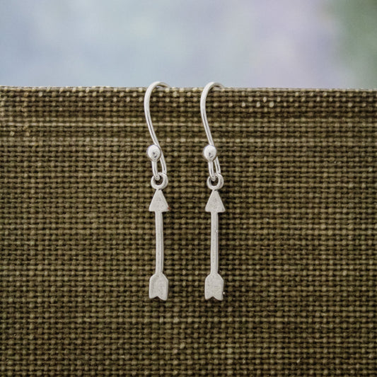 Cute Arrow Earrings, Sterling Silver Arrow Adventure Jewelry, Arrow Jewelry, Sterling Silver Arrows Travel Jewelry Gift, Gifts for Her, Grad