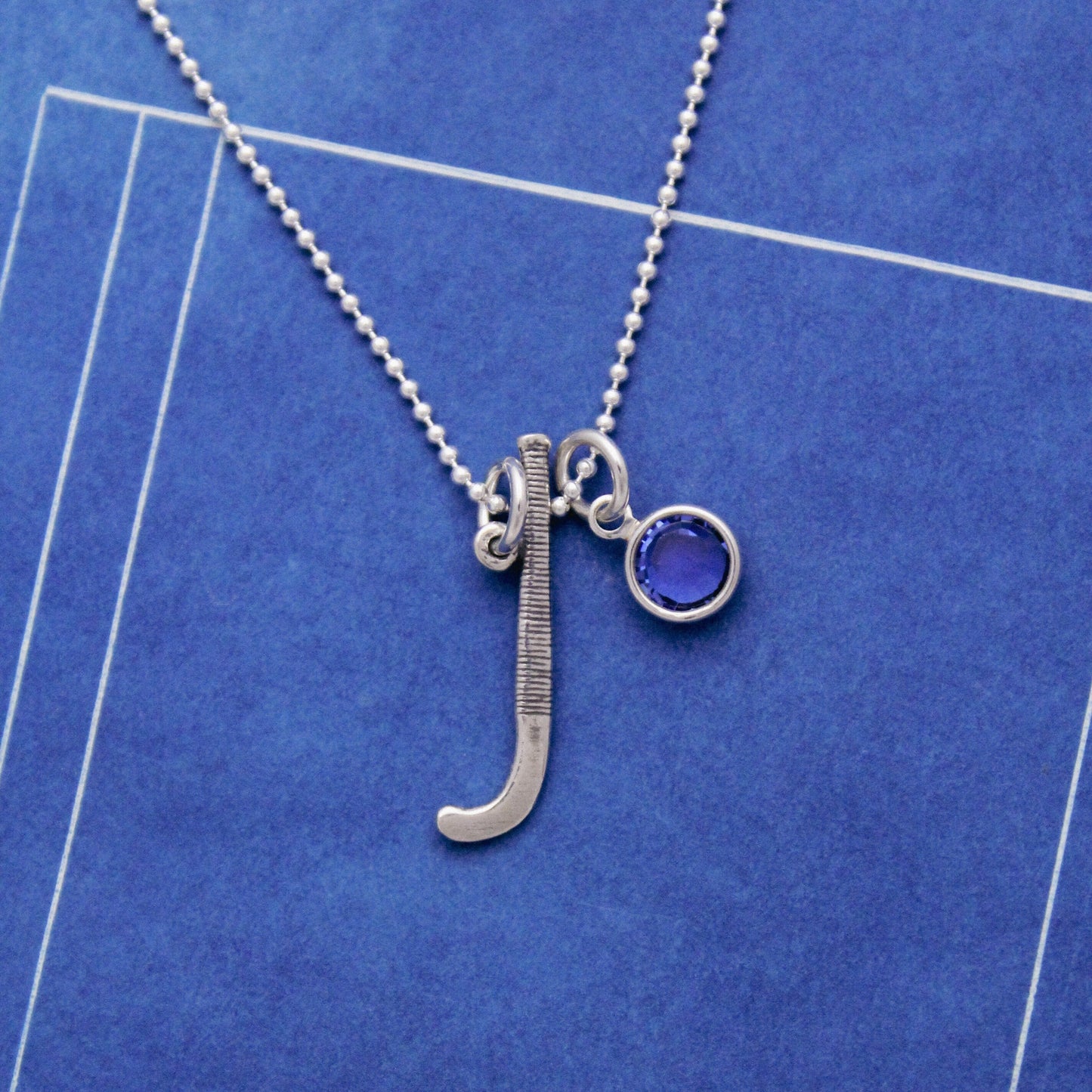 Personalized Field Hockey Charm Necklace, Field Hockey Sports Necklace, Field Hockey Senior Gift Jewelry, Team Sport Jewelry, Field Hockey