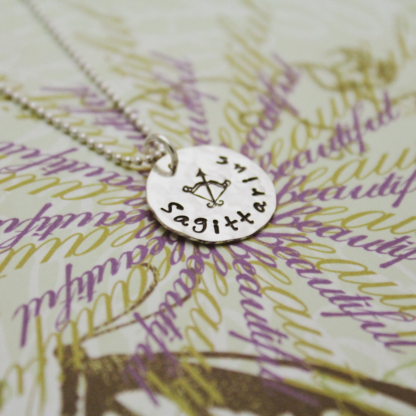 Sagittarius Zodiac Necklace, Sterling Silver Sagittarius Zodiac Necklace, Sagittarius Birthday Jewelry, Cute Zodiac Sign Birthday Gift Her