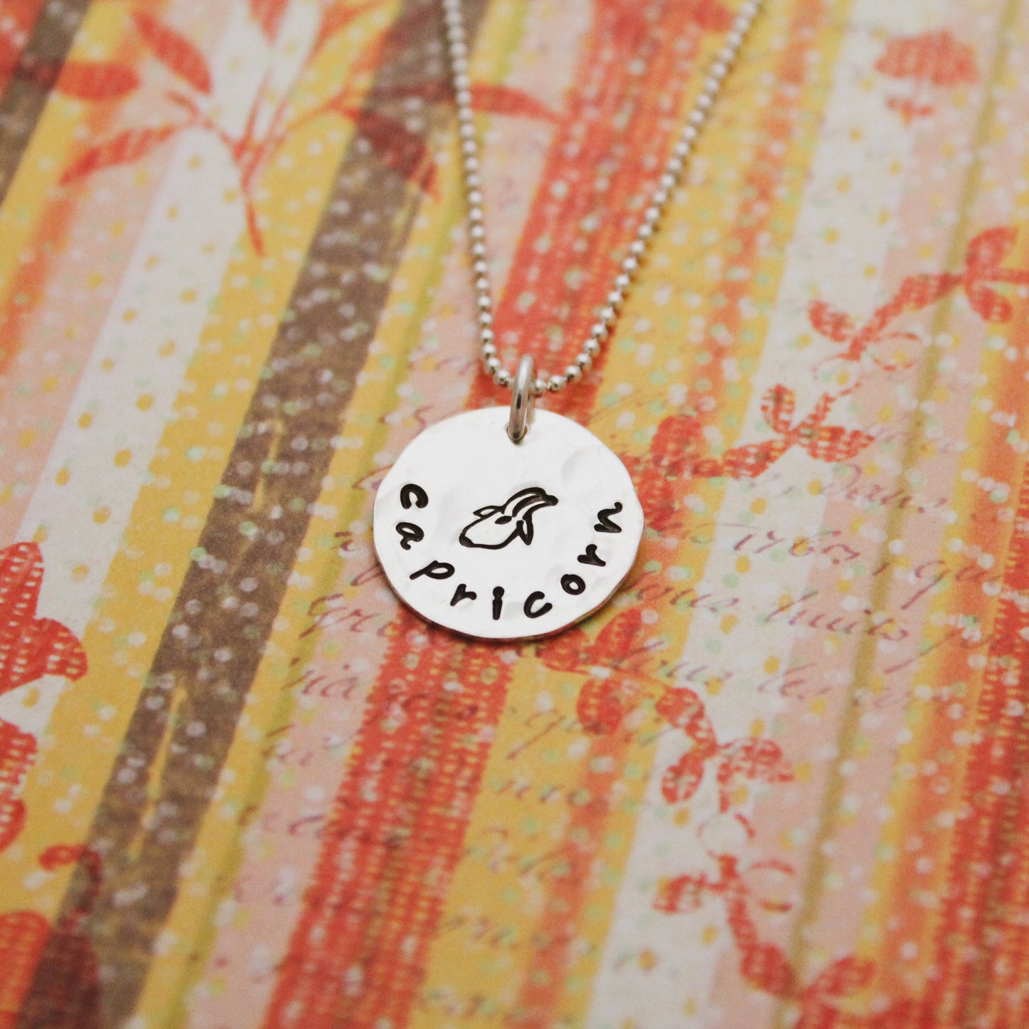 Capricorn Zodiac Necklace, Sterling Silver Capricorn Zodiac Necklace, Capricorn Birthday Jewelry, Capricorn Zodiac Sign Birthday Gift Her