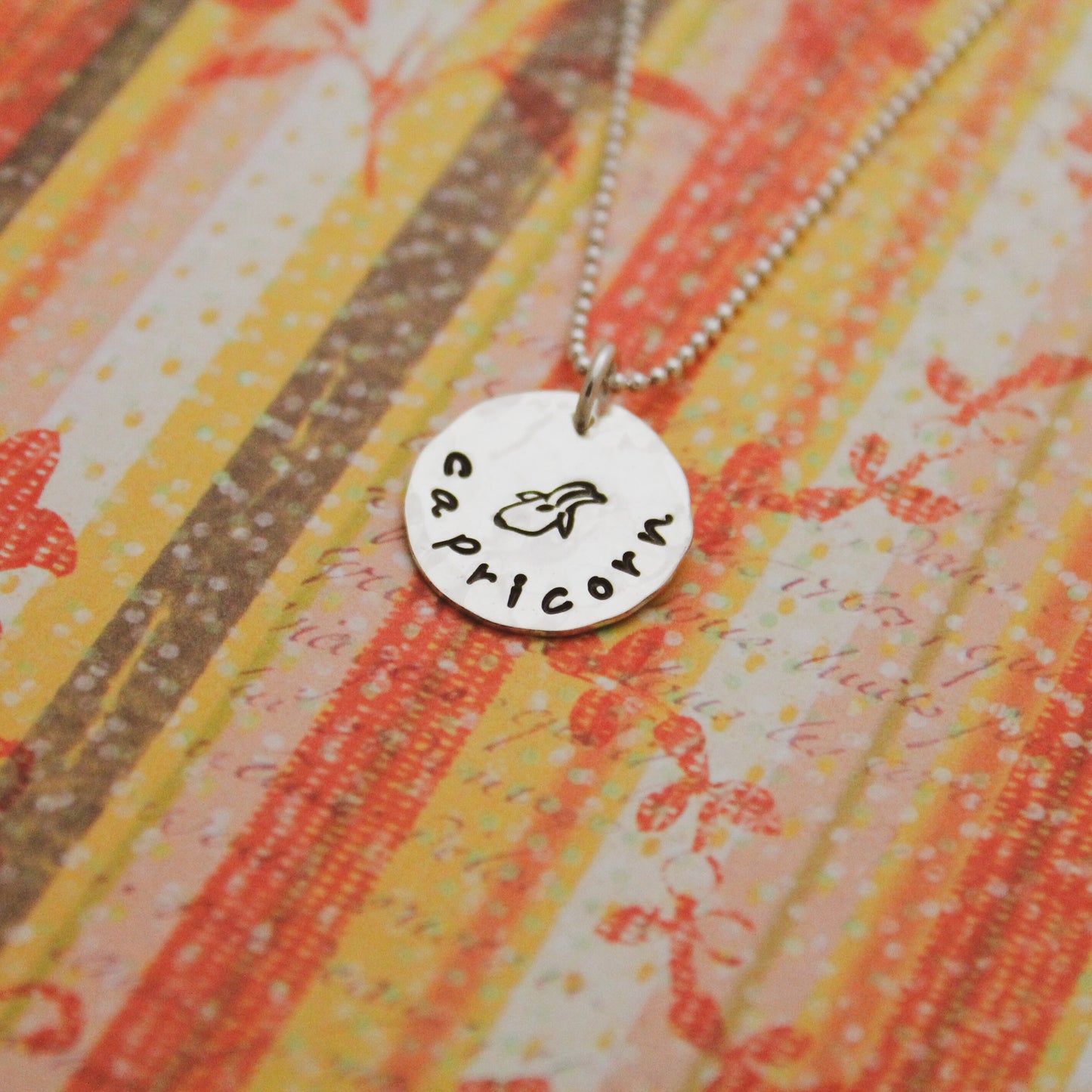 Capricorn Zodiac Necklace, Sterling Silver Capricorn Zodiac Necklace, Capricorn Birthday Jewelry, Capricorn Zodiac Sign Birthday Gift Her