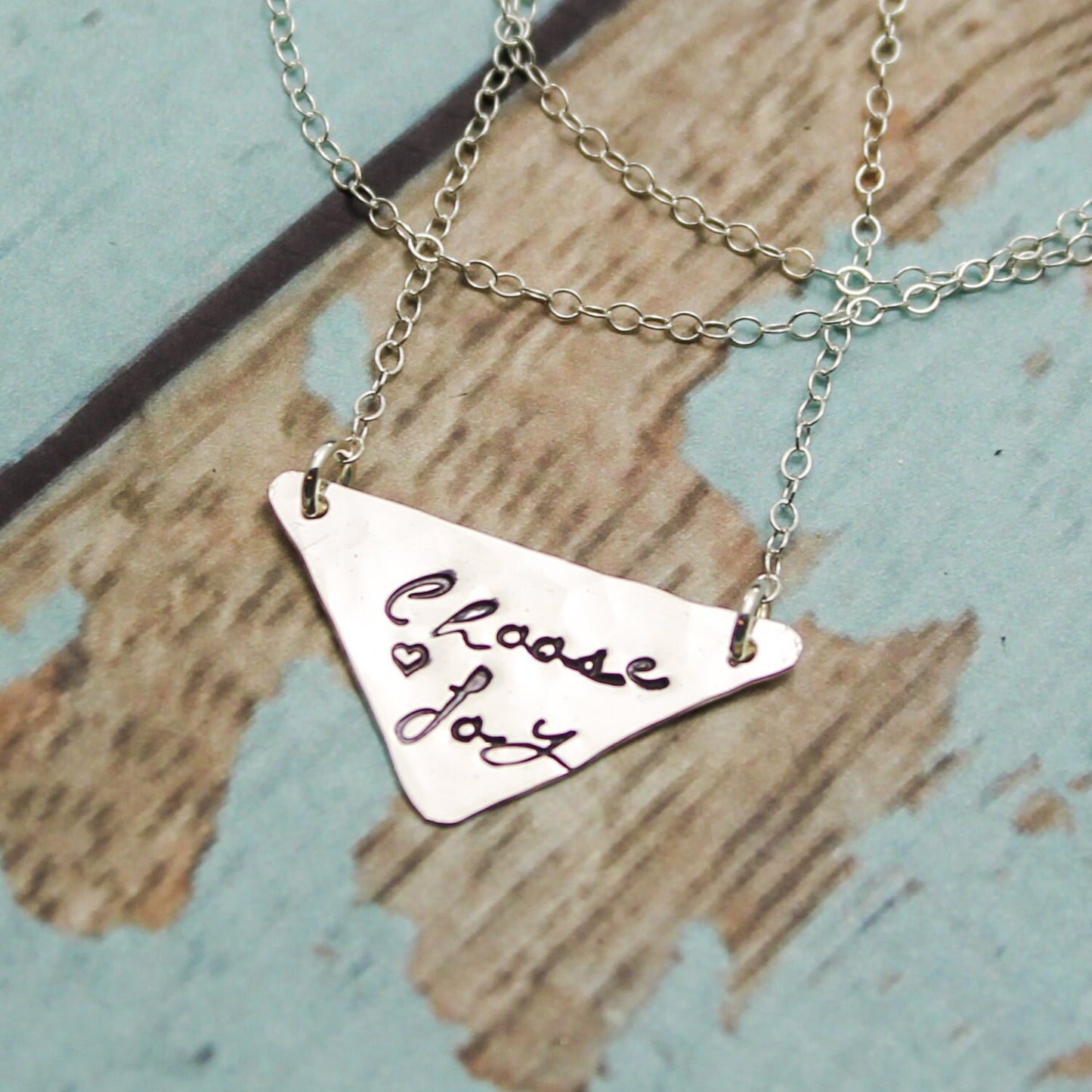 Choose Joy Necklace in Sterling Silver
