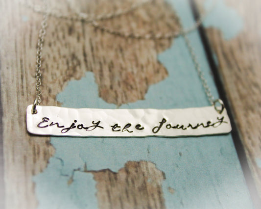 Enjoy the Journey Necklace in Sterling Silver