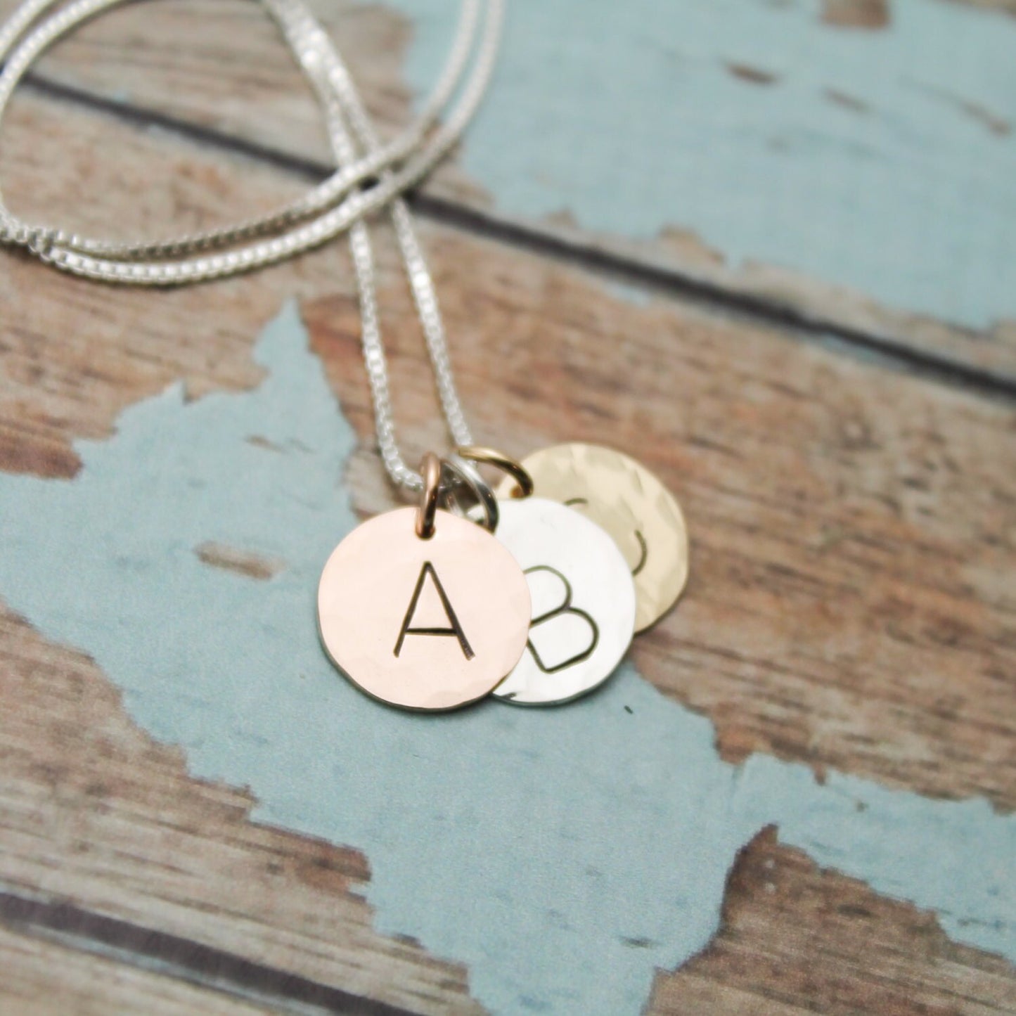 Mom Jewelry, Personalized Necklace, Initial Necklace, Monogram Necklace, Simple Necklace, Personalized Gift Idea, Gold, Rose Gold, Silver