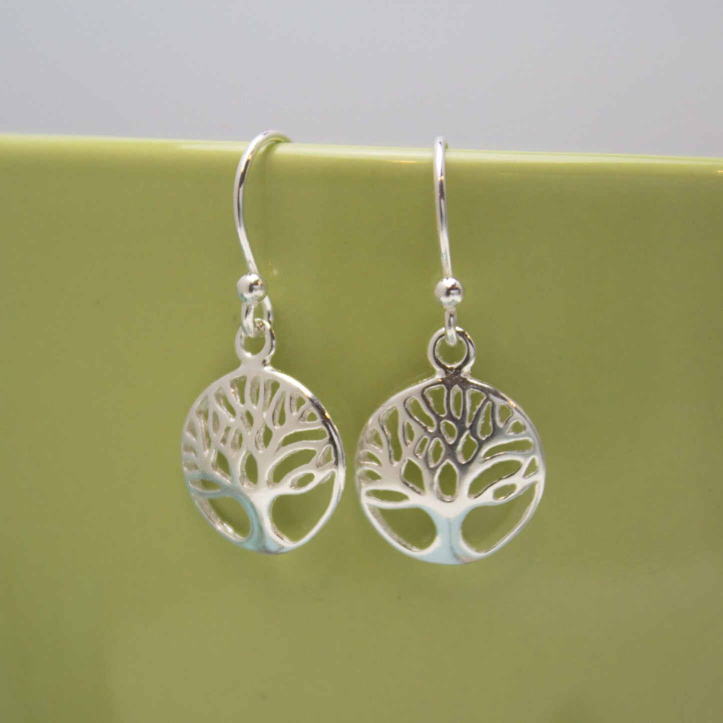 Tree of Life Charm Earrings, Family Tree Earrings, Sterling Silver Earrings, Tree Earrings, Gifts for Her, Birthday Gift, Silver Trees