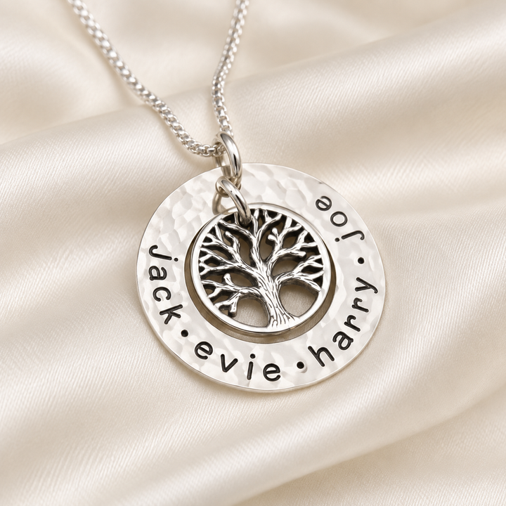 Tree of Life Washer Necklace