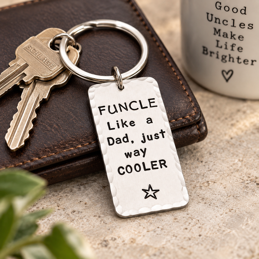 Funcle Uncle Keychain