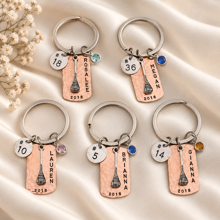 Lacrosse Team Keychain - Other Sports Available