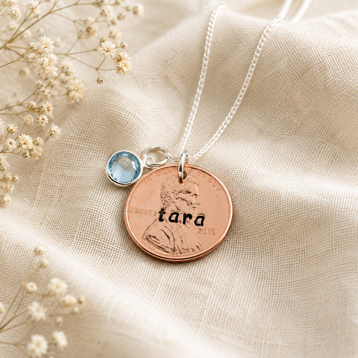 Lucky Penny Charm Necklace