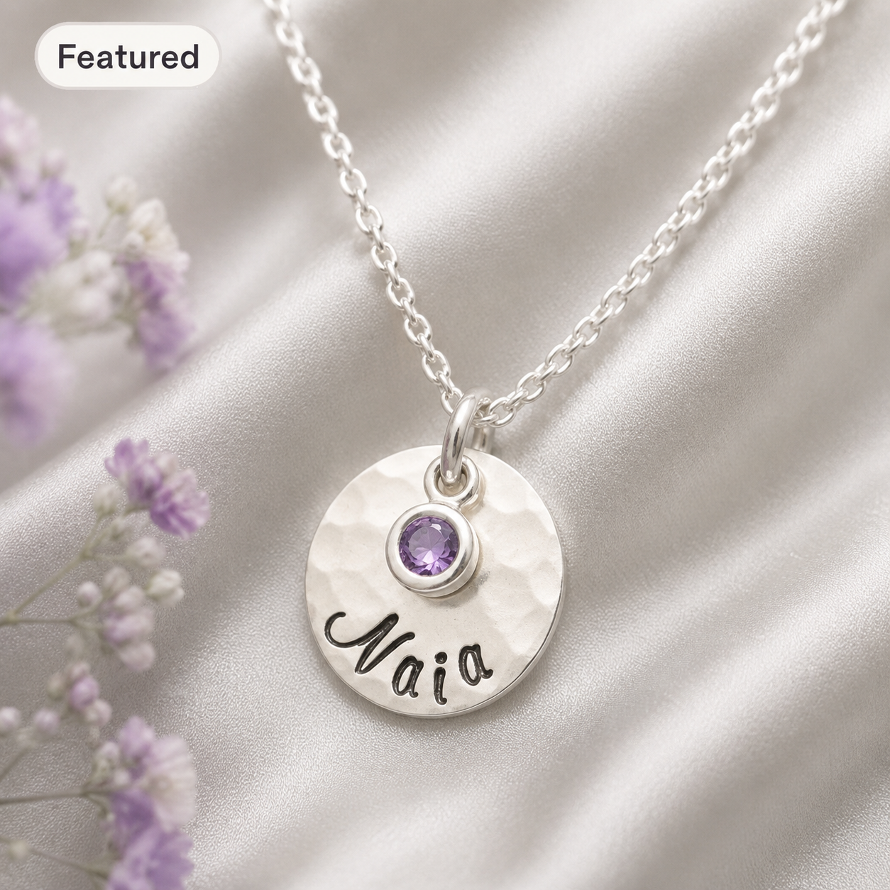 Personalized Birthstone Necklace