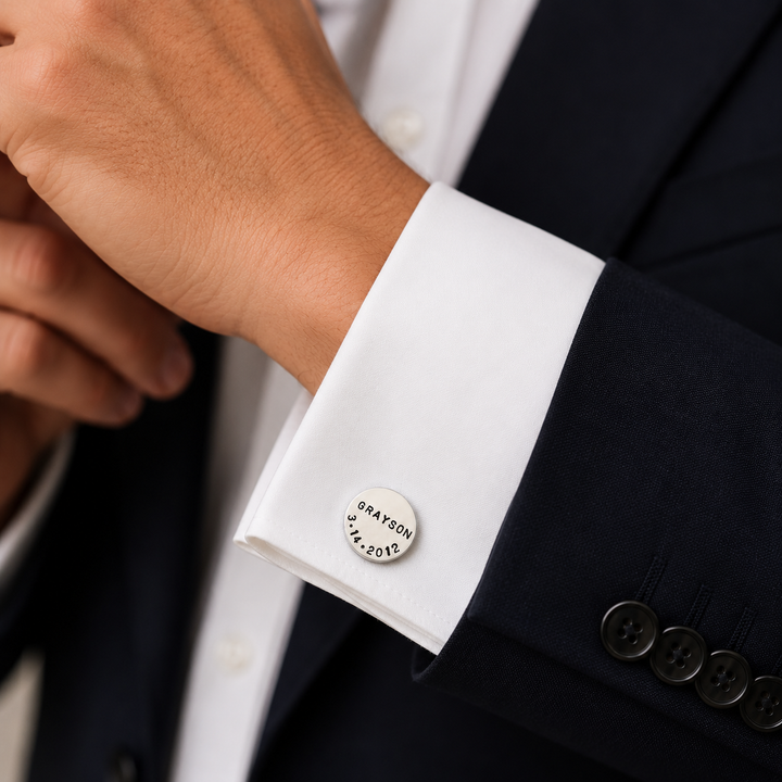 Personalized Men's Cuff Links