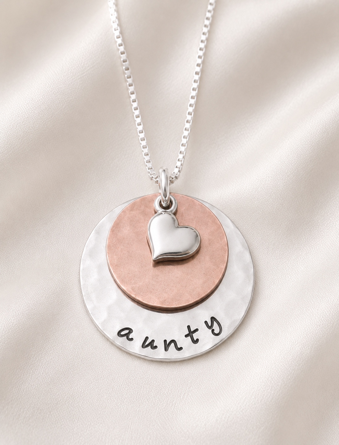 2 Two Layer Disc Necklace