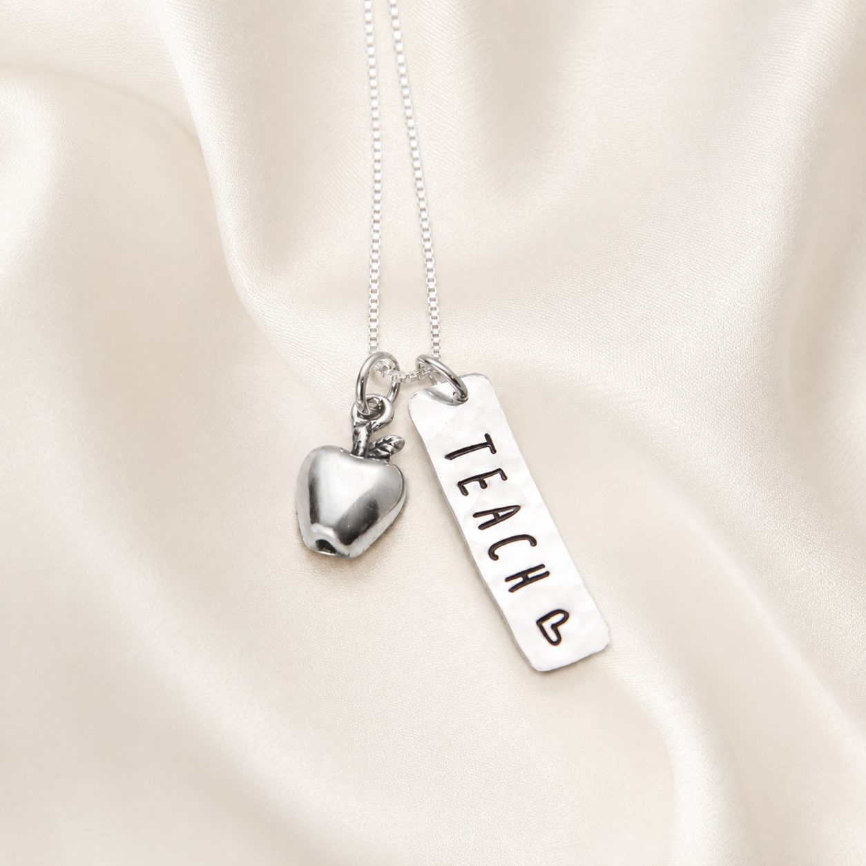 Apple for the Teacher Necklace