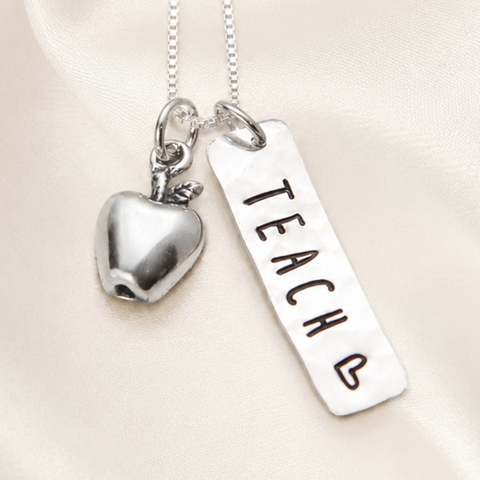 Apple for the Teacher Necklace
