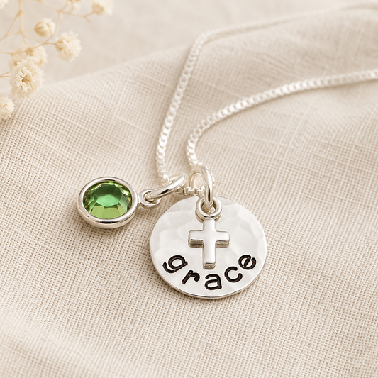 Best Seller - Personalized Cross Necklace for Girls