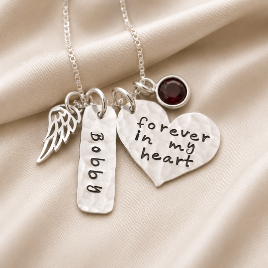 Forever in my Heart Remembrance Necklace