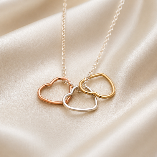 Three Hearts Necklace