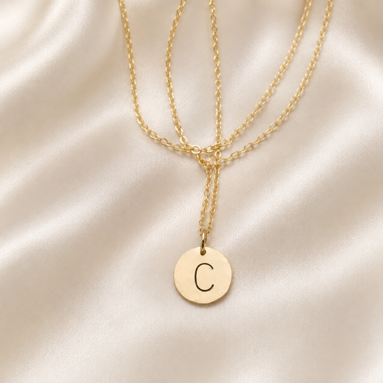 Gold Initial Necklace