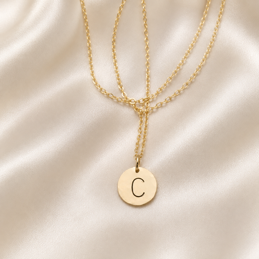 Gold Initial Necklace