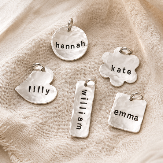 Personalized Charms in Various Shapes